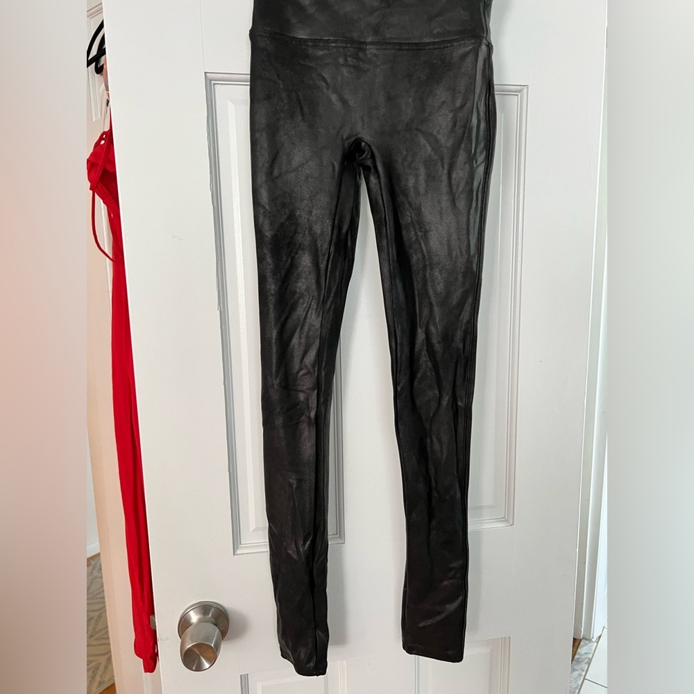 Spanx faux leather leggings
